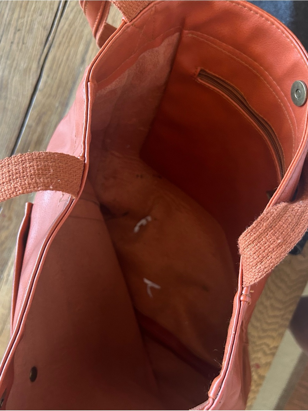 3 purse tote bags Rust black Bag - Stylish Everyday laptop denim - Picture 6 of 10